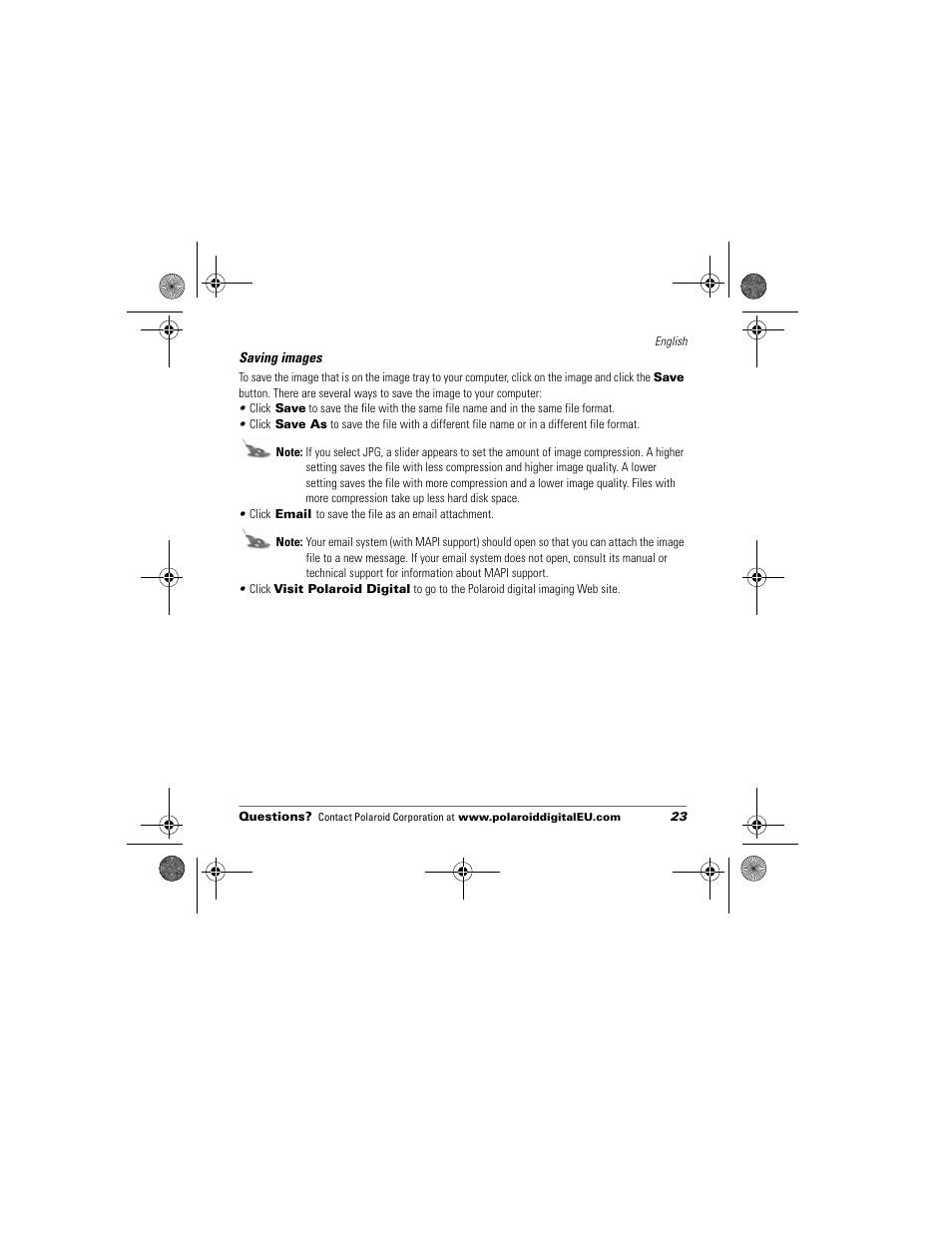 Polaroid Flash 640 SE User Manual | Page 25 / 80