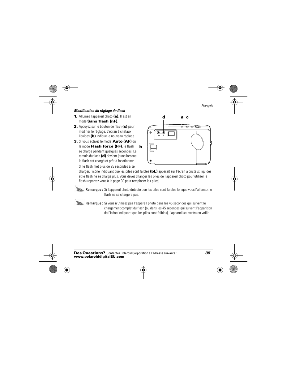 Polaroid Flash 640 SE User Manual | Page 37 / 80