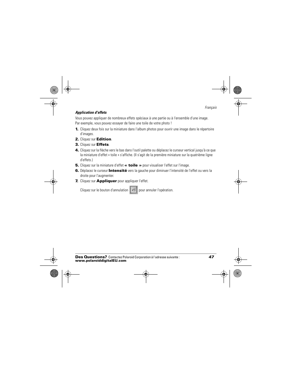 Polaroid Flash 640 SE User Manual | Page 49 / 80