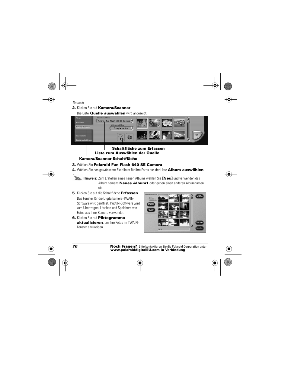 Polaroid Flash 640 SE User Manual | Page 72 / 80