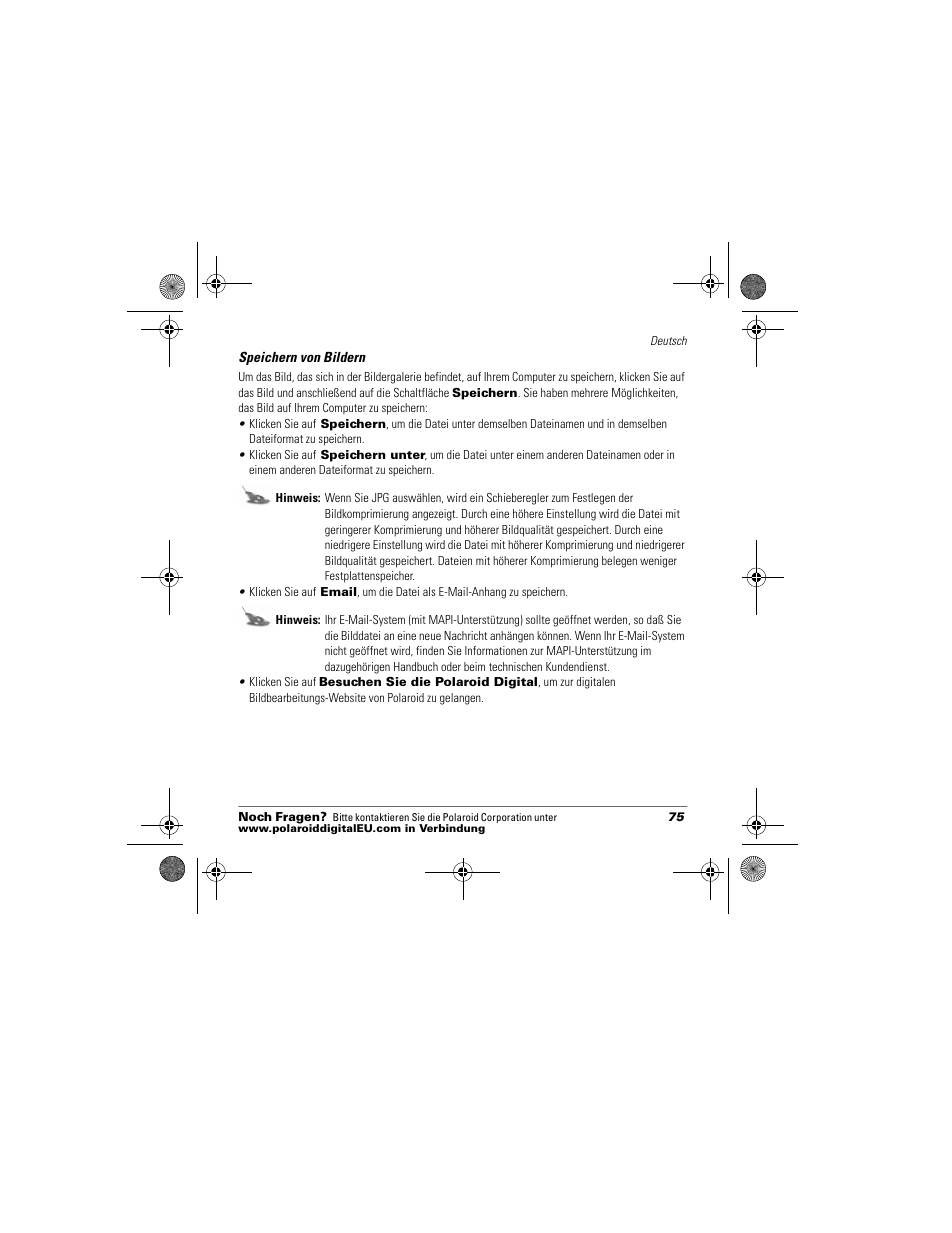 Polaroid Flash 640 SE User Manual | Page 77 / 80