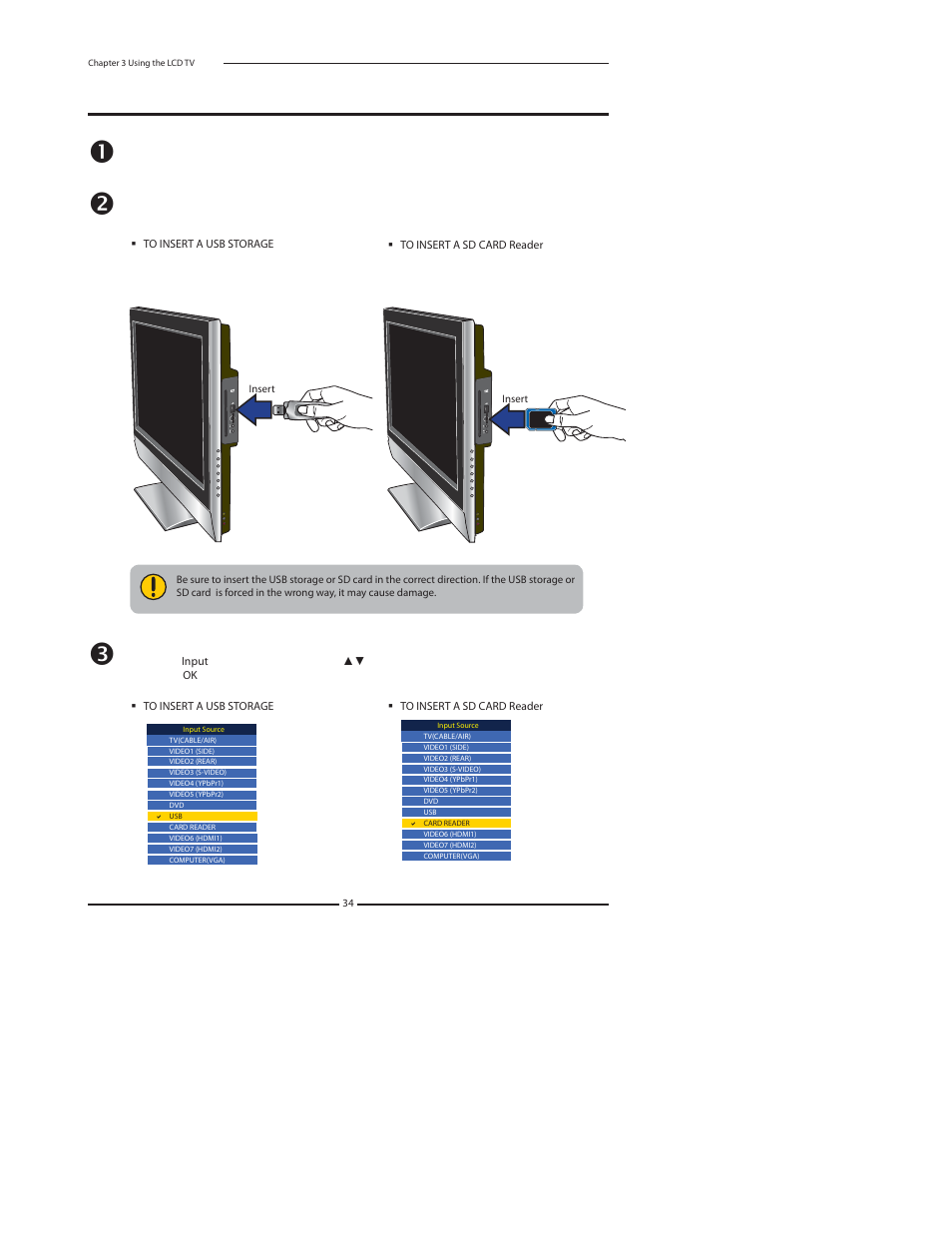 Using the usb storage and sd card reader | Polaroid TDA-03211C User Manual | Page 36 / 72