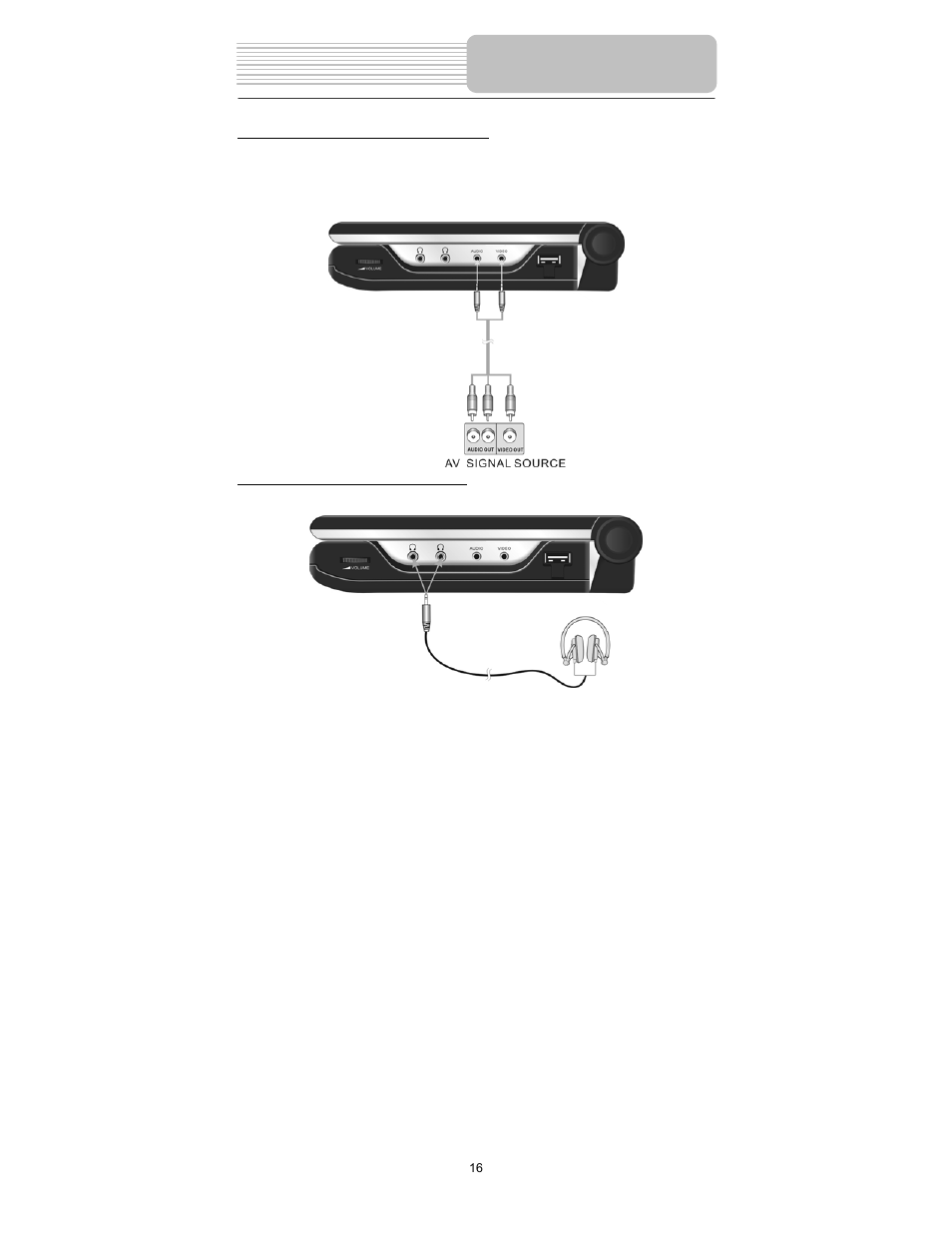 System connections | Polaroid PDX-0074 User Manual | Page 16 / 42