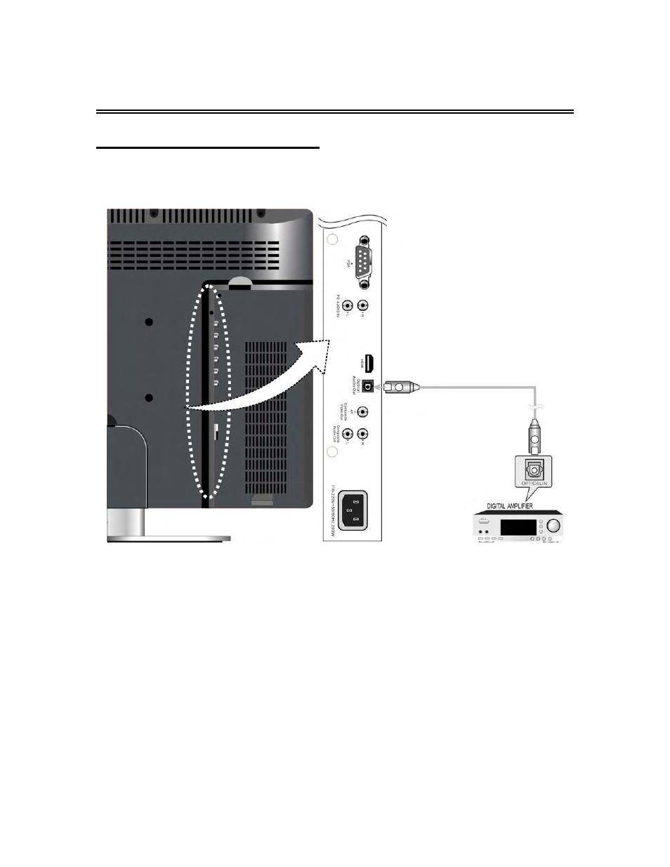 System connections, Connecting to digital amplifier | Polaroid FXM-2611C User Manual | Page 20 / 46