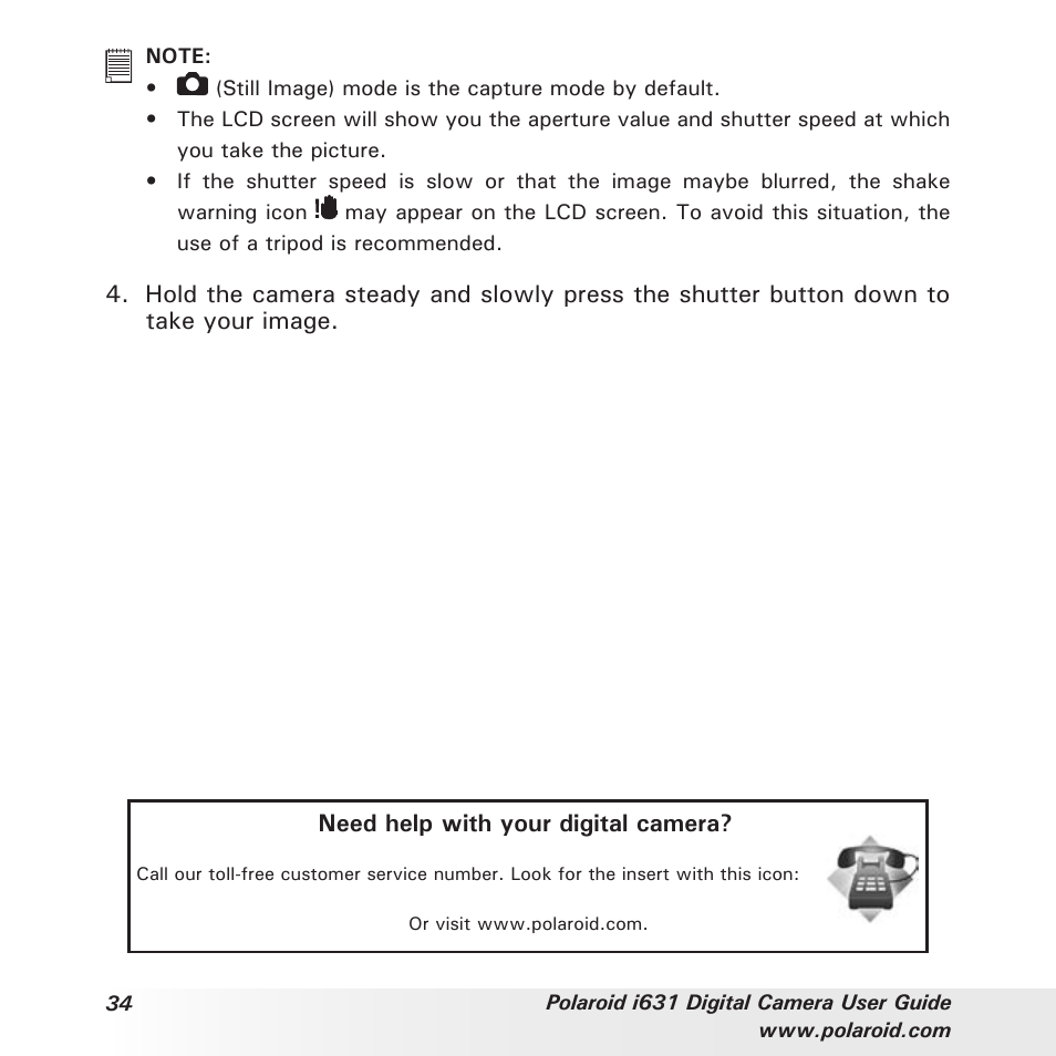 Polaroid I631 User Manual | Page 34 / 113