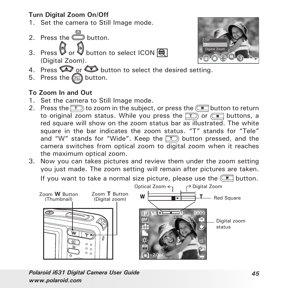 Polaroid I631 User Manual | Page 45 / 113