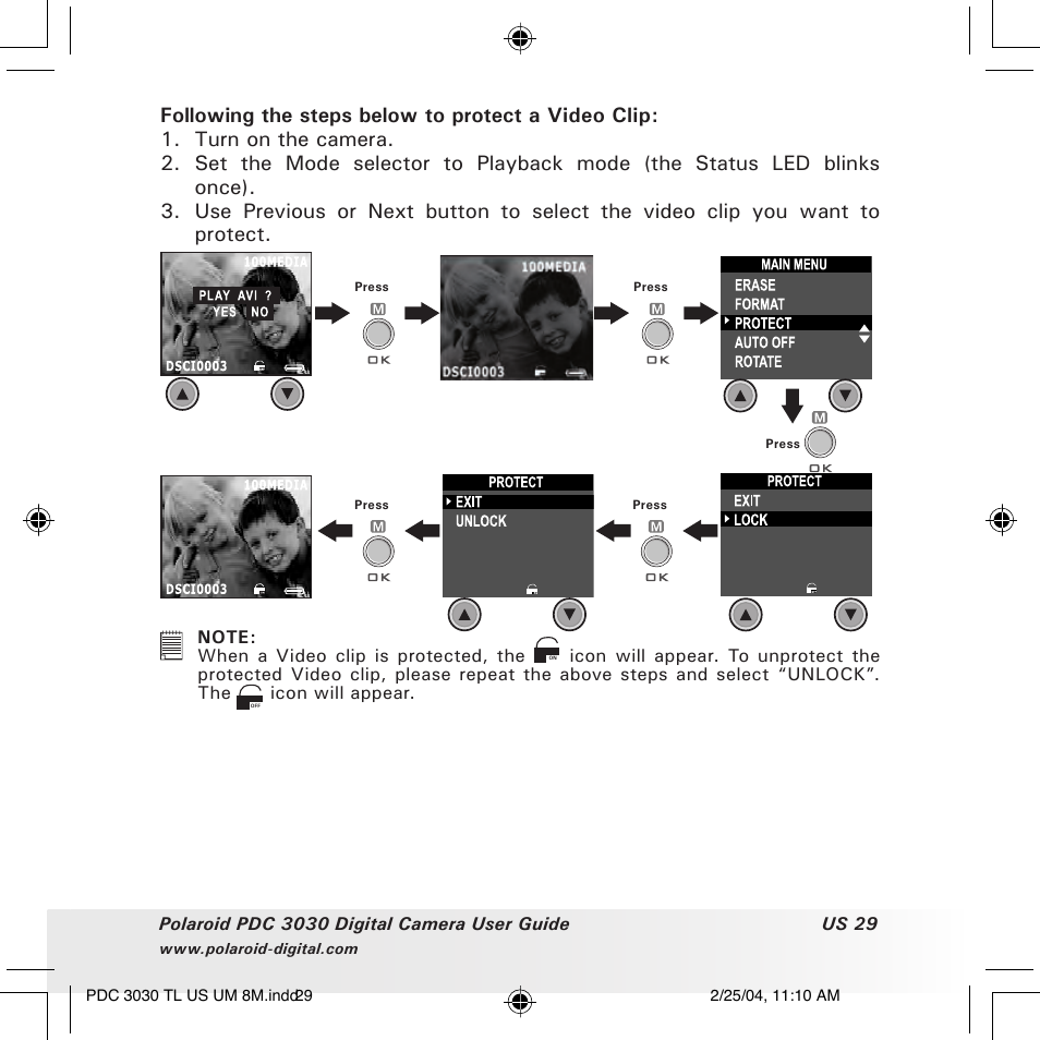 Polaroid PDC 3030 User Manual | Page 29 / 145