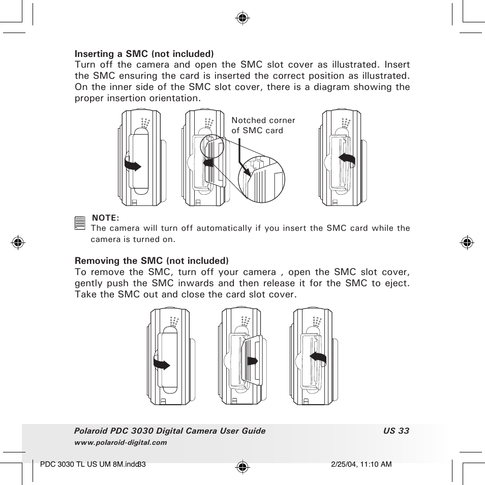 Polaroid PDC 3030 User Manual | Page 33 / 145