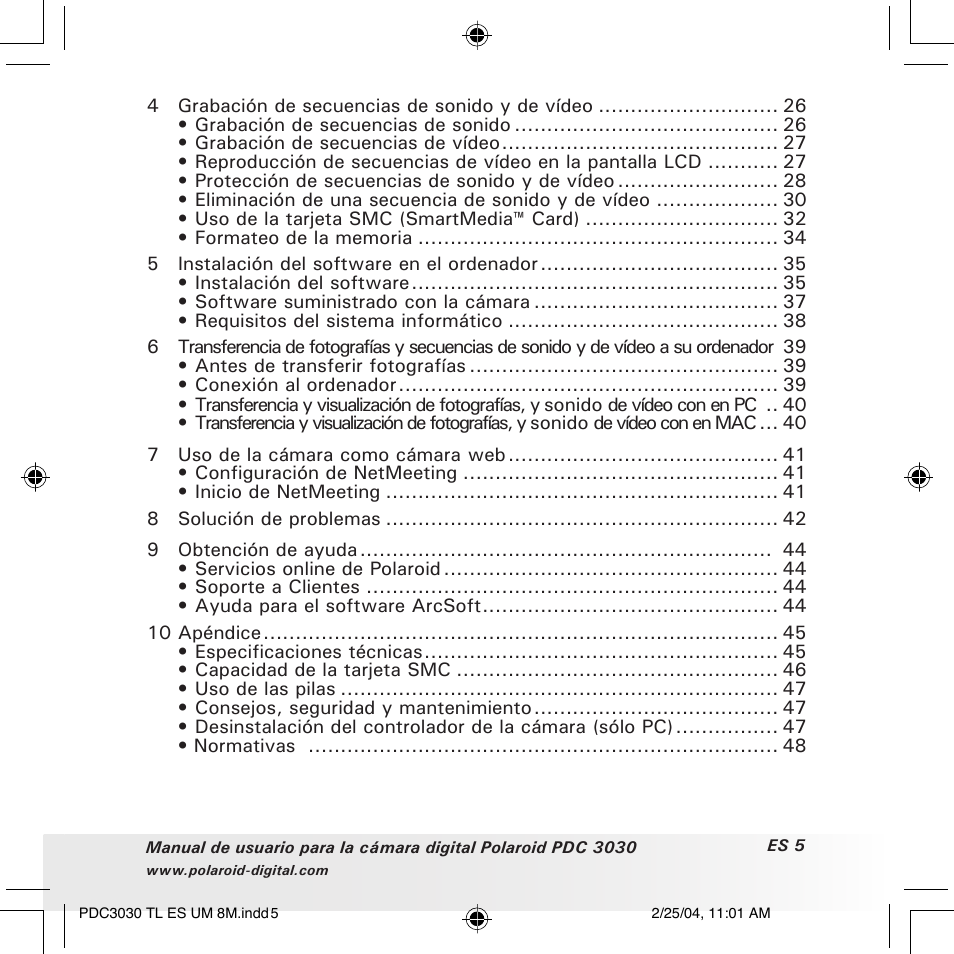 Polaroid PDC 3030 User Manual | Page 53 / 145