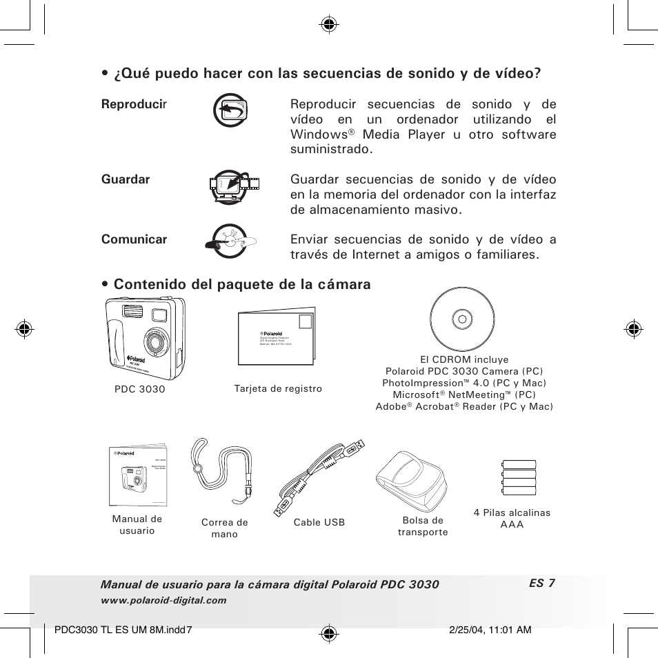Polaroid PDC 3030 User Manual | Page 55 / 145