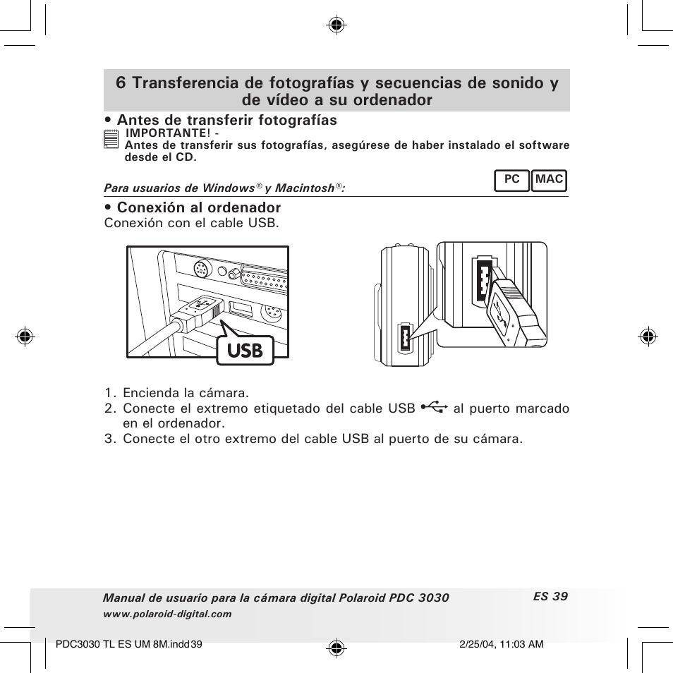 Polaroid PDC 3030 User Manual | Page 87 / 145