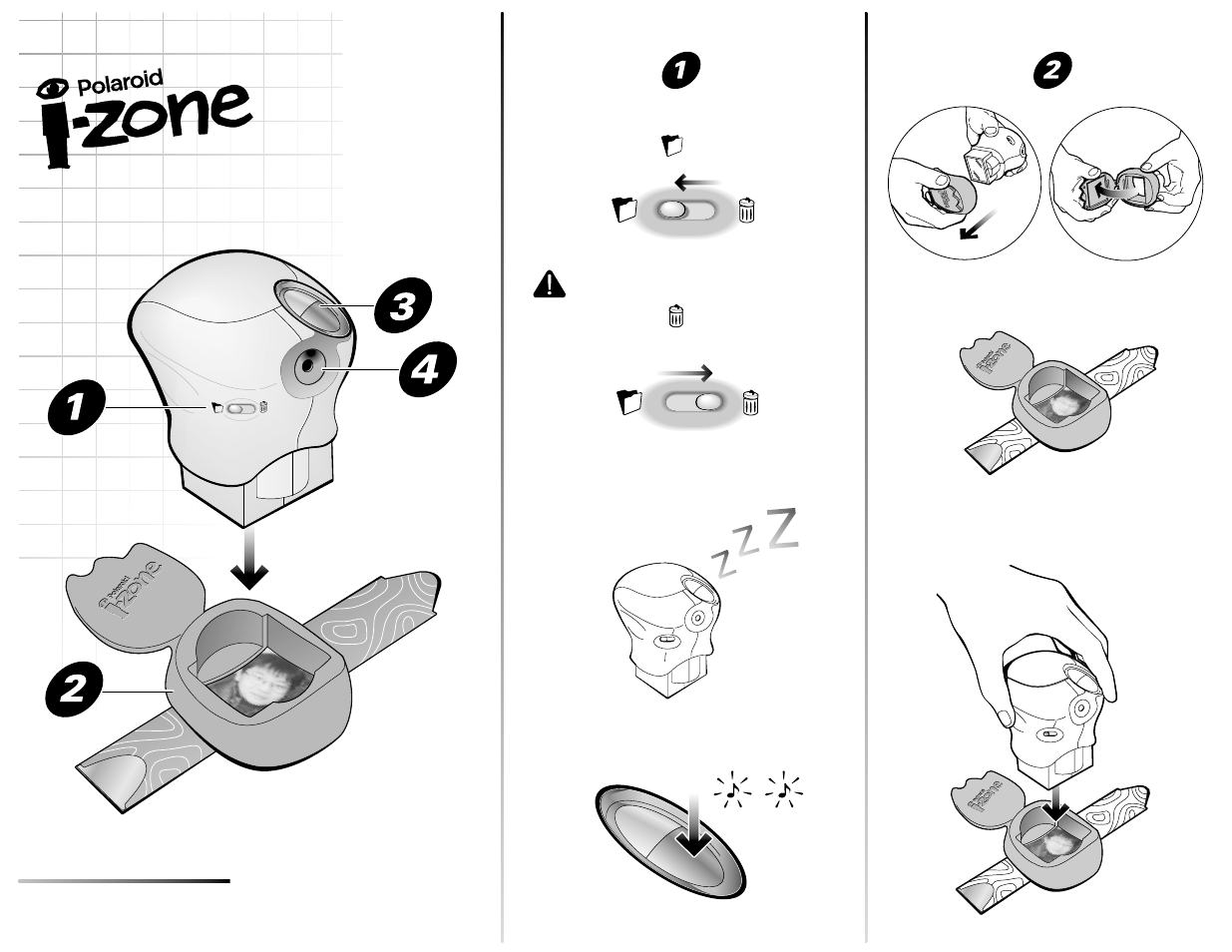 Polaroid i-Zone Webster User Manual | 4 pages