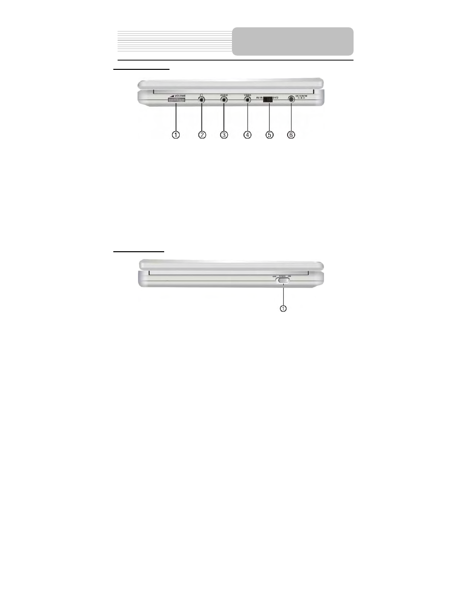 View of side panels | Polaroid DPA-00710S User Manual | Page 10 / 33