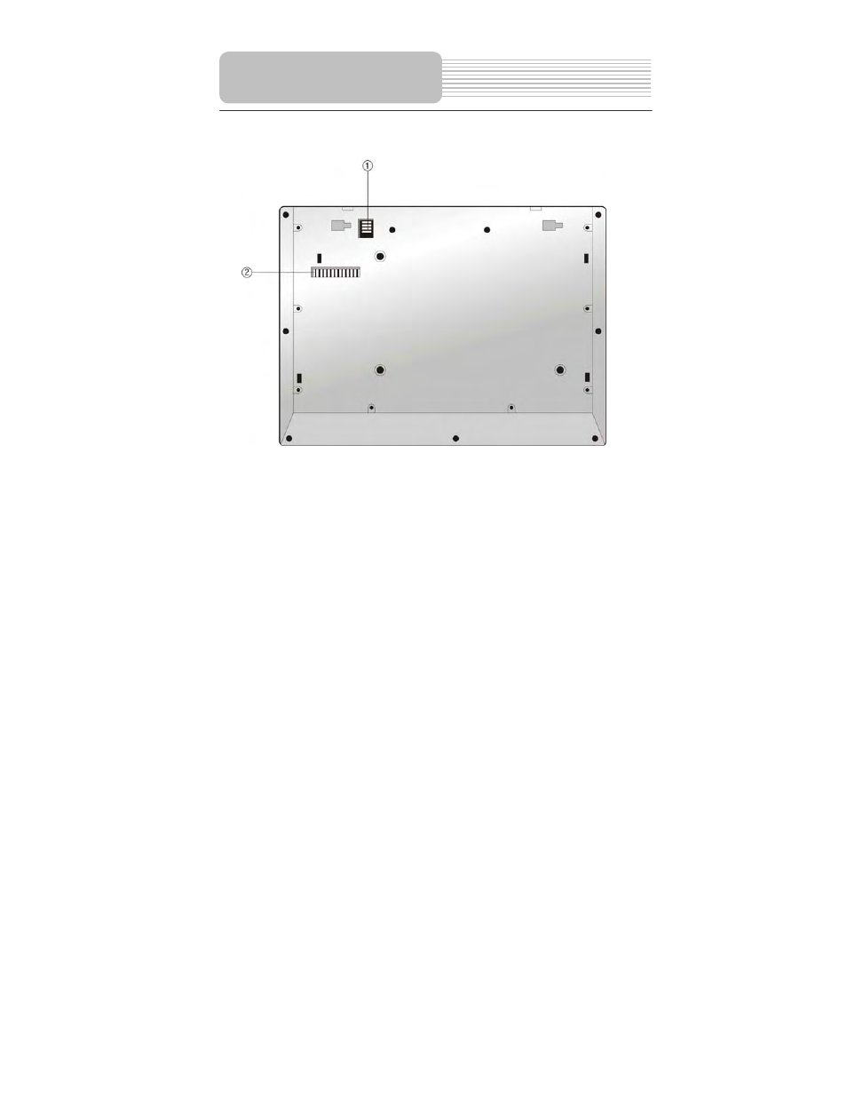 View of main unit bottom | Polaroid DPA-00710S User Manual | Page 11 / 33