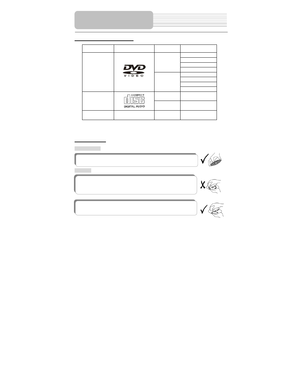 Compatible disc formats, Care of discs | Polaroid DPA-00710S User Manual | Page 19 / 33