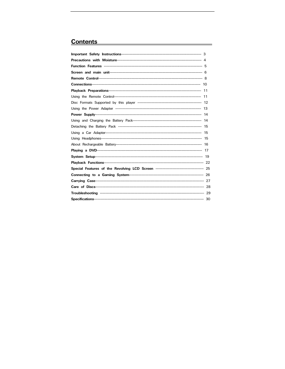 Polaroid PDV-0823A User Manual | Page 2 / 31