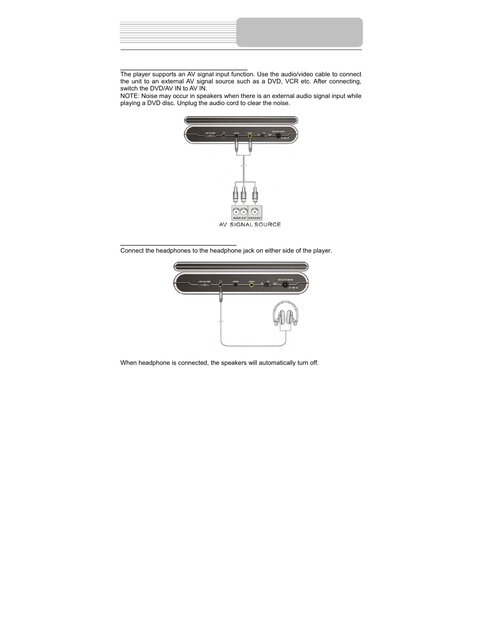 System connections | Polaroid PDM-0742 User Manual | Page 17 / 38