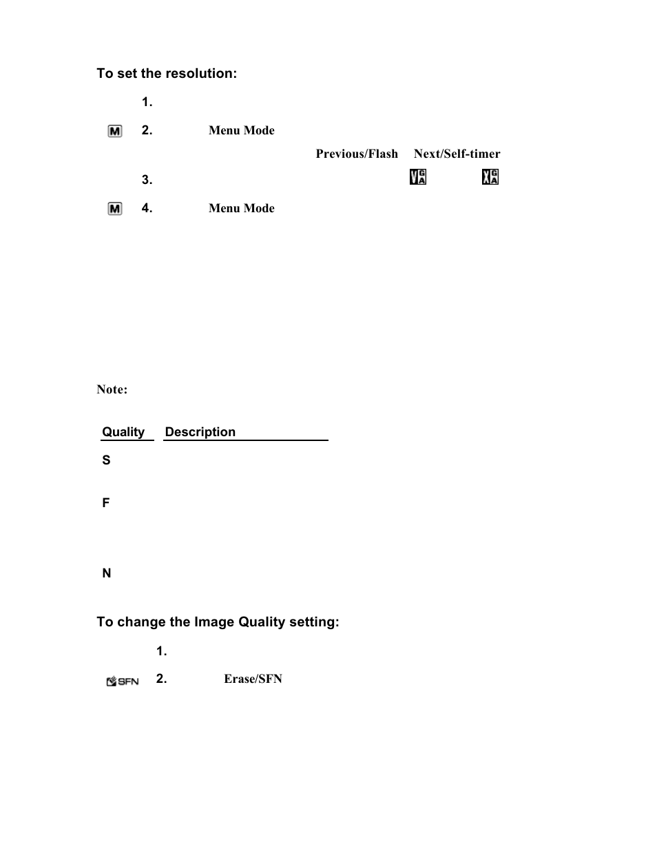 Setting the image quality mode | Polaroid PhotoMAX PDC 700 User Manual | Page 16 / 59