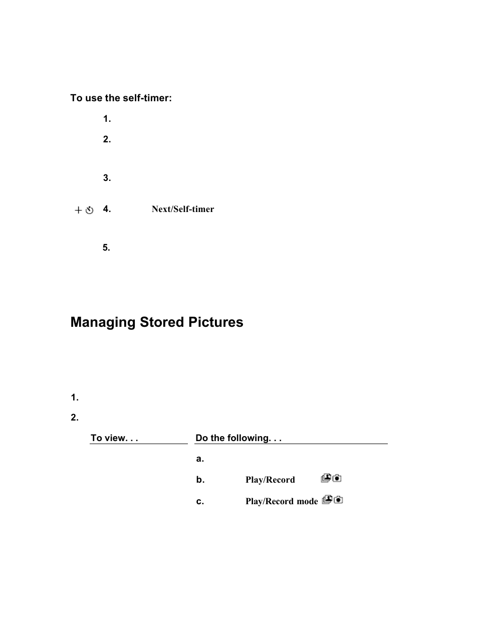 Managing stored pictures | Polaroid PhotoMAX PDC 700 User Manual | Page 20 / 59