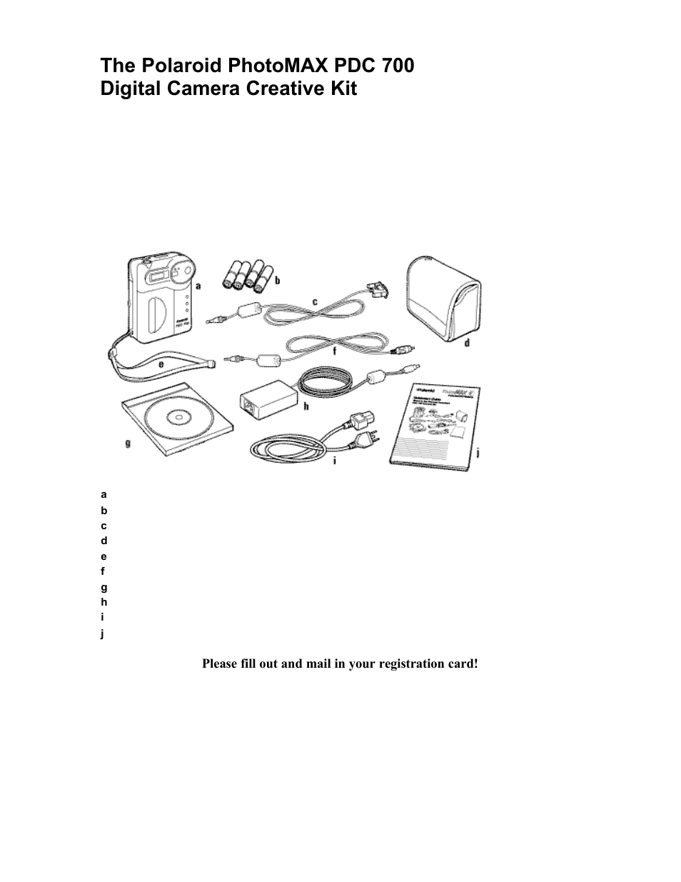 Polaroid PhotoMAX PDC 700 User Manual | Page 3 / 59