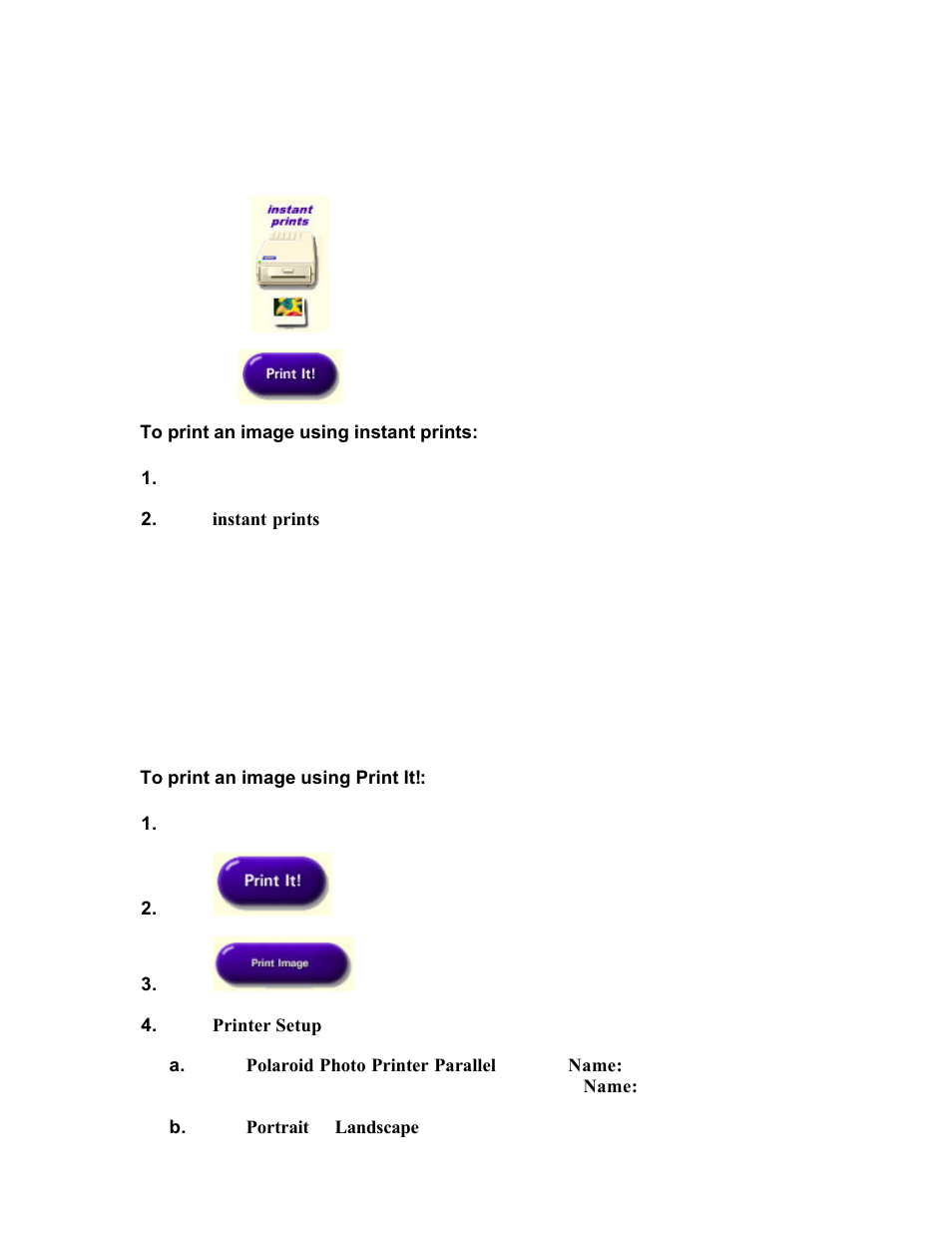 Printing images using the photomax photo printer | Polaroid PhotoMAX PDC 700 User Manual | Page 37 / 59