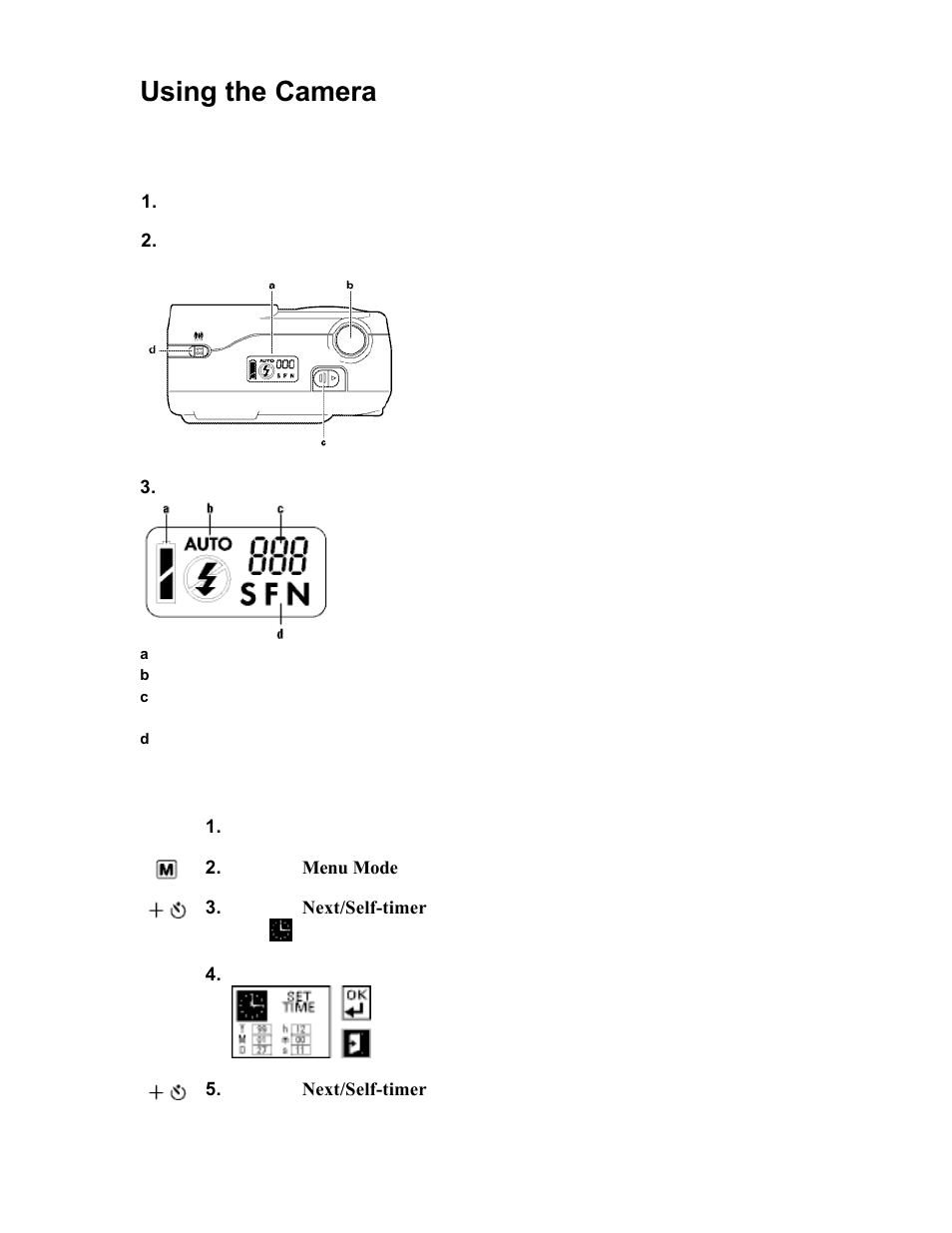 Using the camera | Polaroid PhotoMAX PDC 700 User Manual | Page 9 / 59