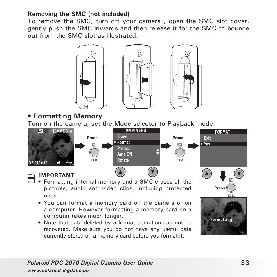 Polaroid PhotoMAX PDC 2070 User Manual | Page 33 / 52