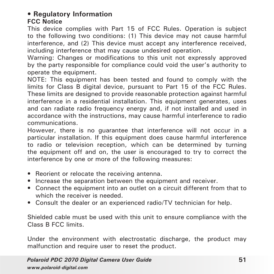 Polaroid PhotoMAX PDC 2070 User Manual | Page 51 / 52