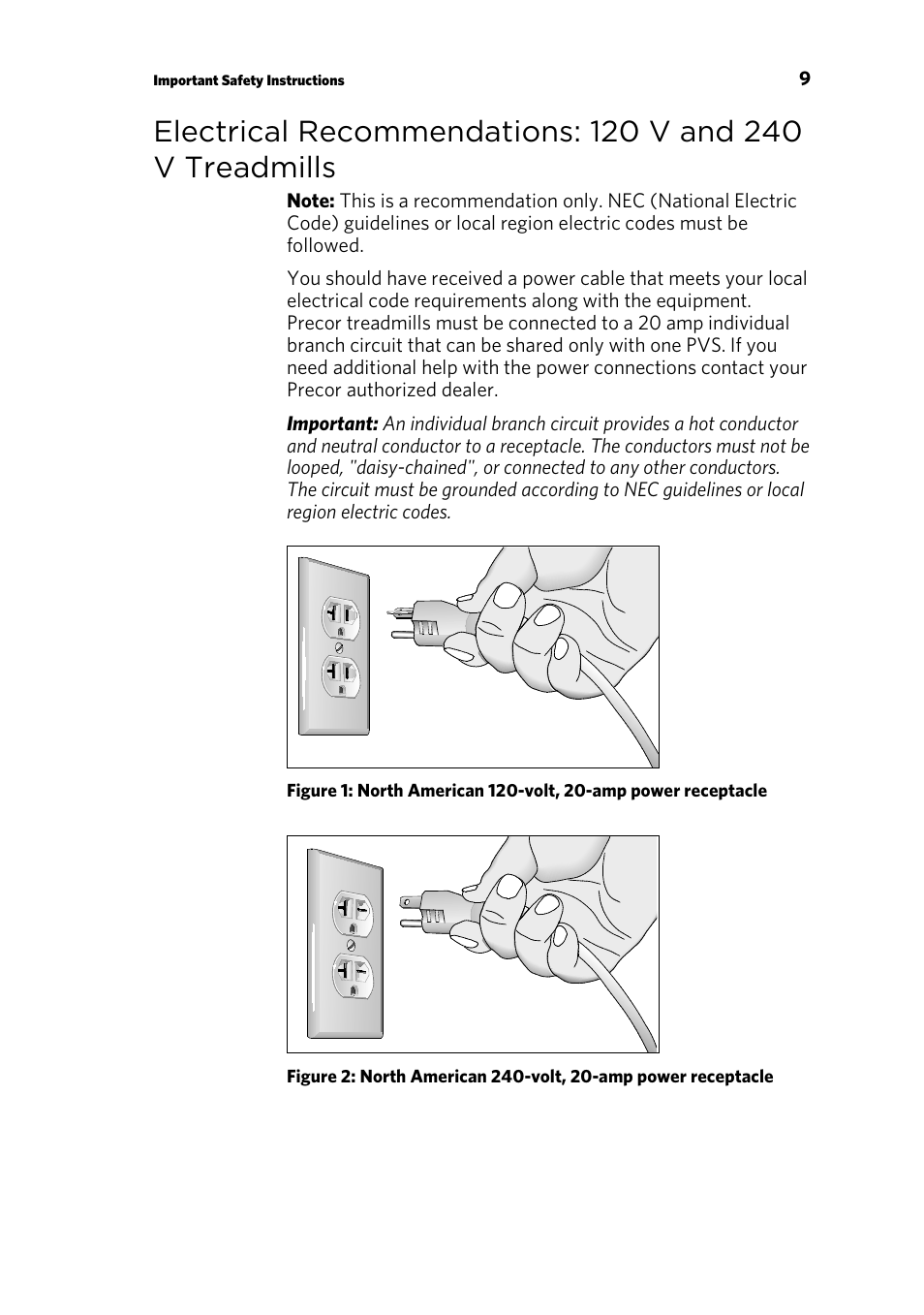 Precor 300753-201 User Manual | Page 11 / 96