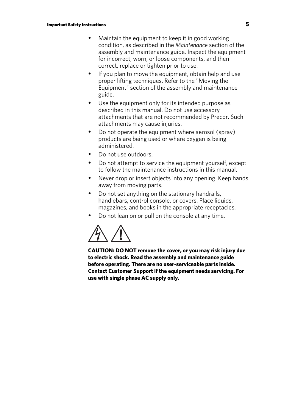 Precor 300753-201 User Manual | Page 55 / 96