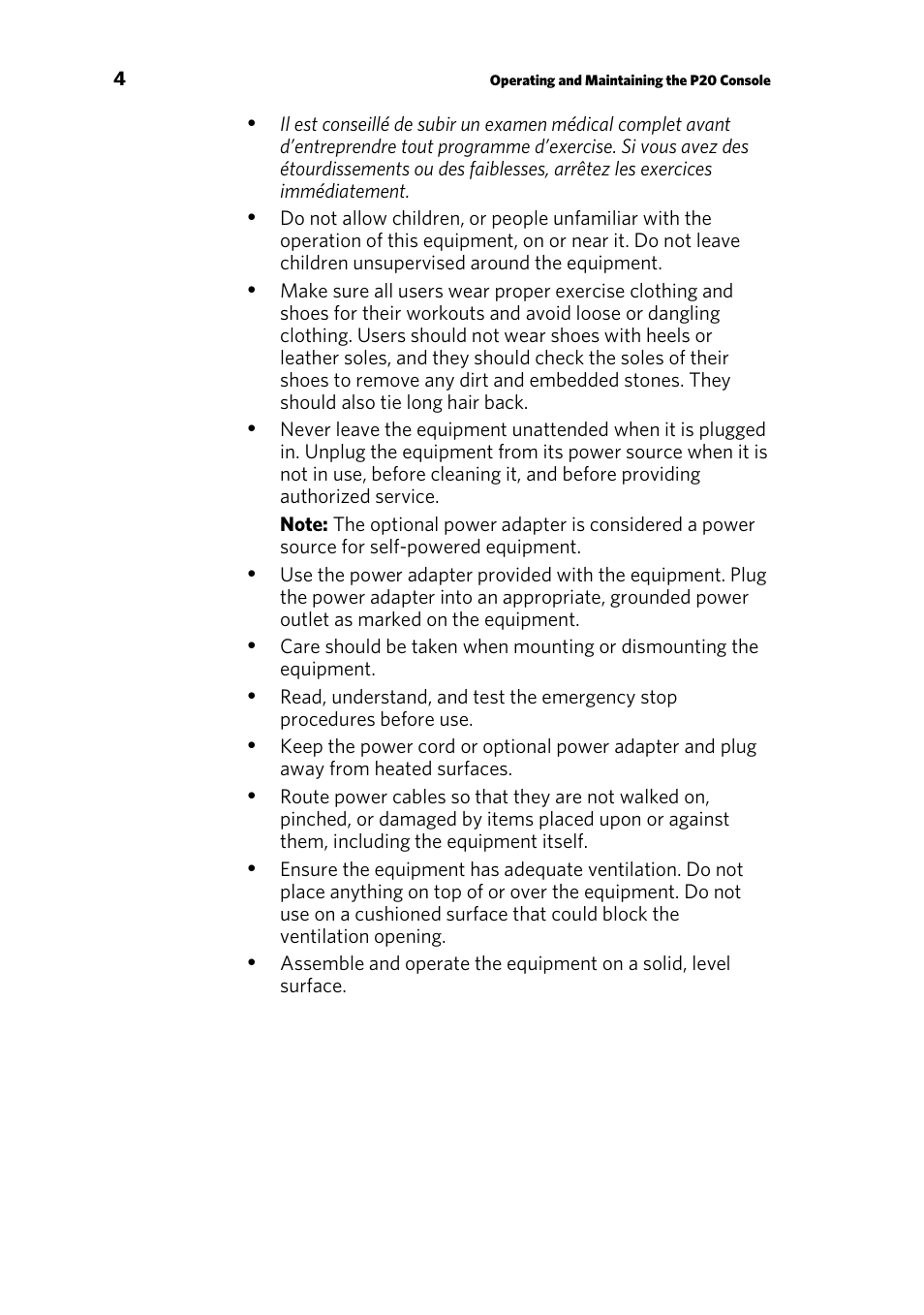 Precor 300753-201 User Manual | Page 6 / 96