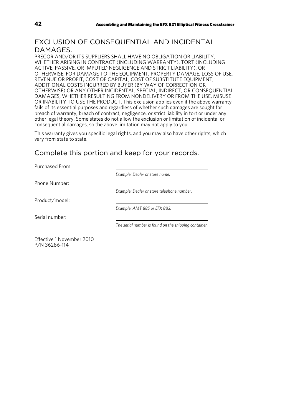 Precor 300753-201 User Manual | Page 92 / 96