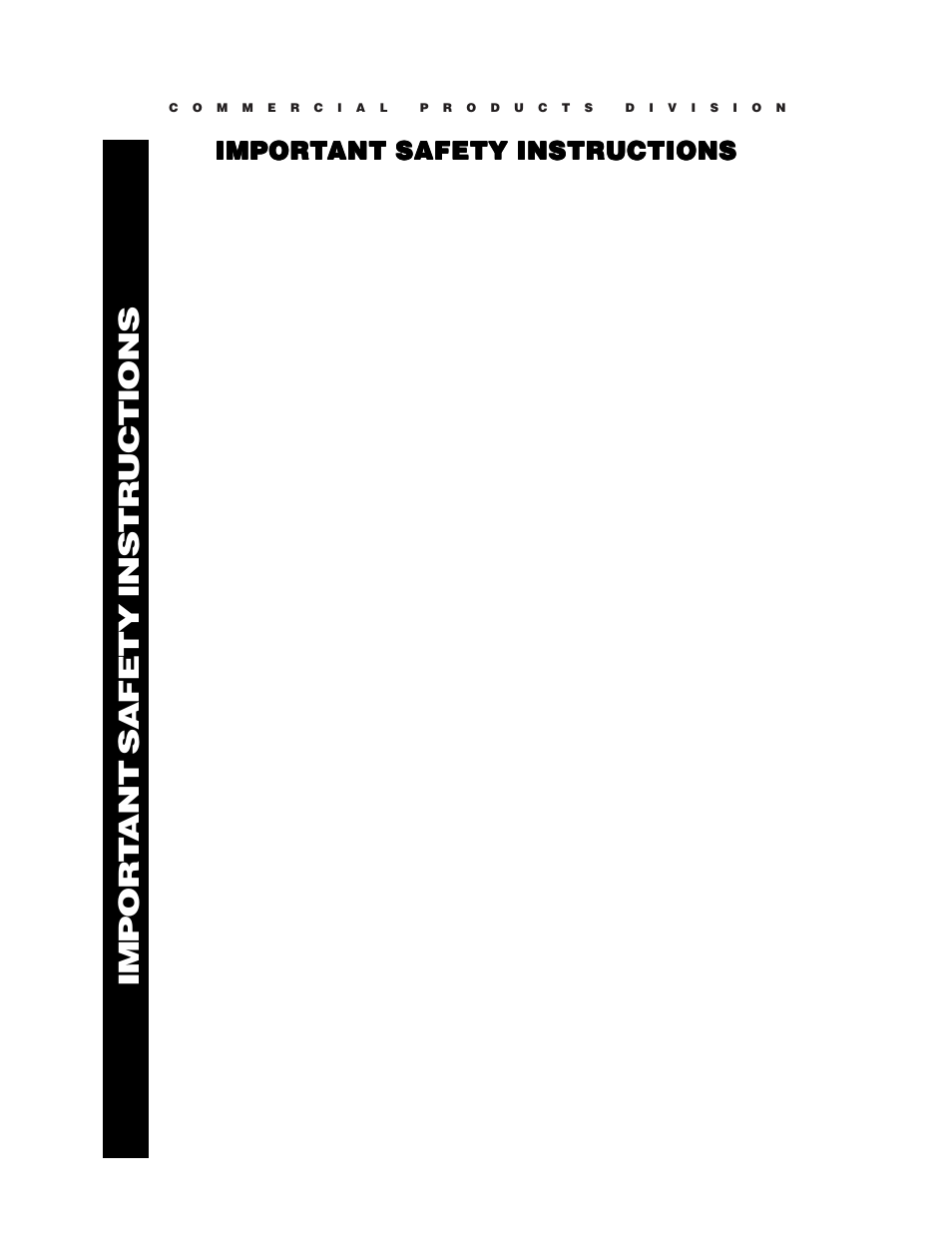 Impor t ant safety instructions, Danger — warning, Impor | Precor C846 User Manual | Page 2 / 60