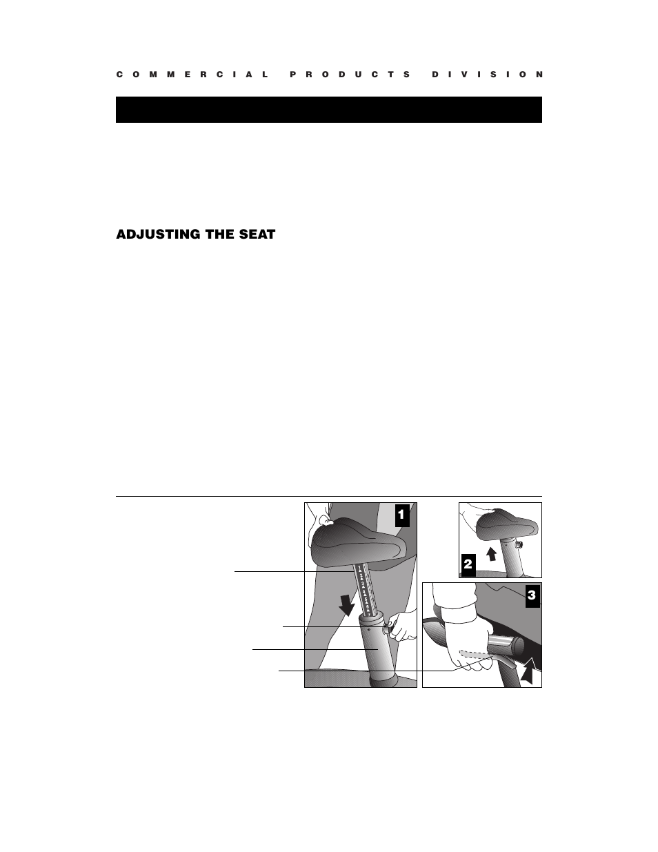 Exercising on the c846, Adjusting the seat | Precor C846 User Manual | Page 29 / 60