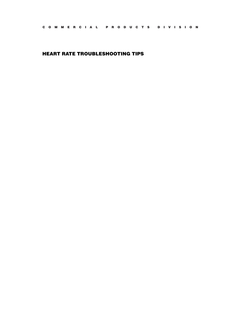 Heart rate troubleshooting tips | Precor C846 User Manual | Page 46 / 60