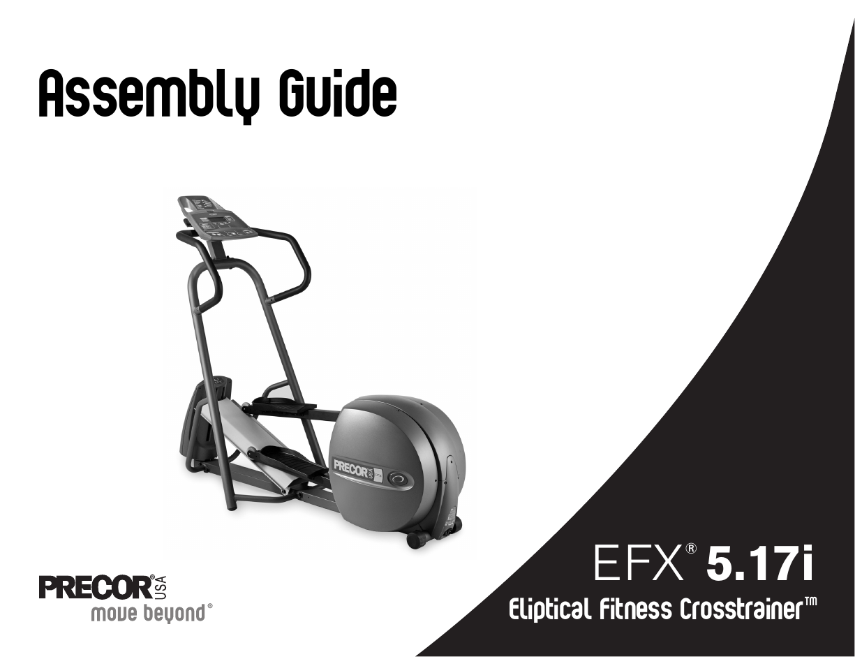 48141-402 efx5.17i assembly guide, Assembly guide | Precor EFX 5.21i User Manual | Page 51 / 58