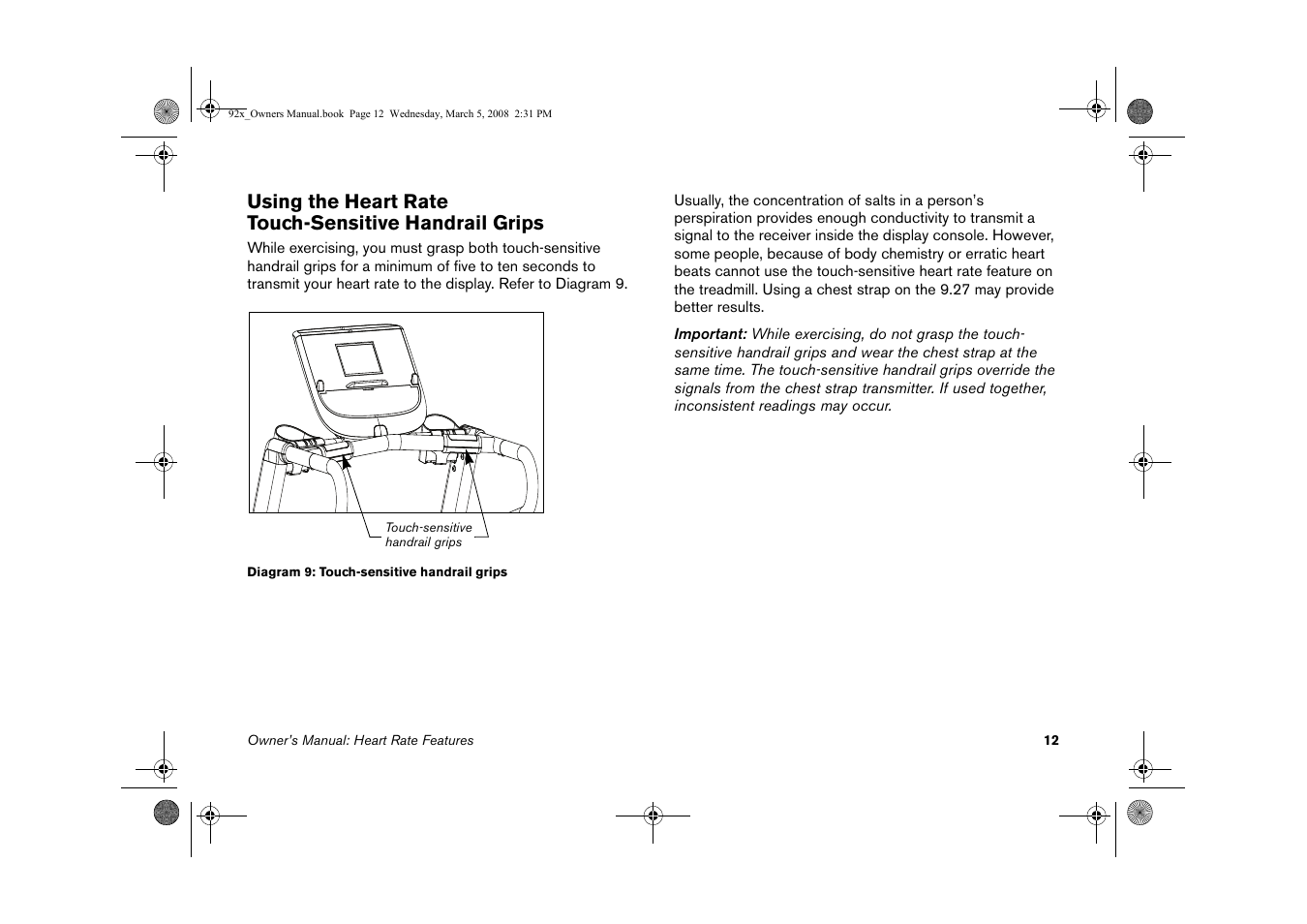 Precor Low Impact 9.27 User Manual | Page 14 / 53
