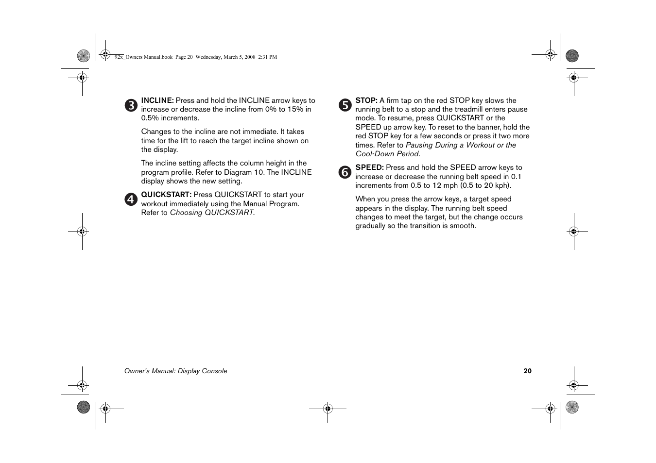 Precor Low Impact 9.27 User Manual | Page 22 / 53