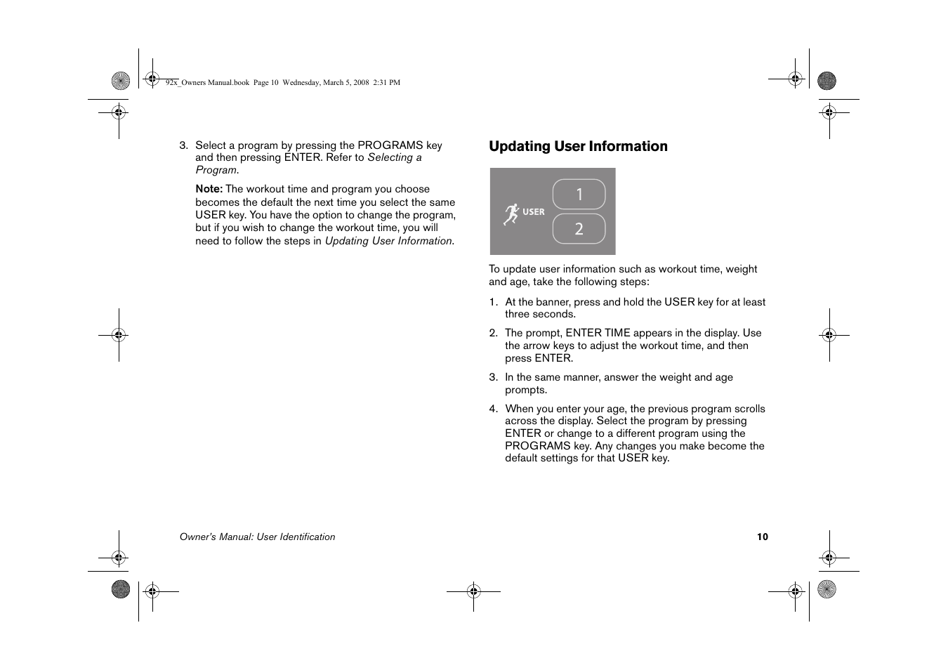 Precor Low Impact 9.27 User Manual | Page 25 / 53