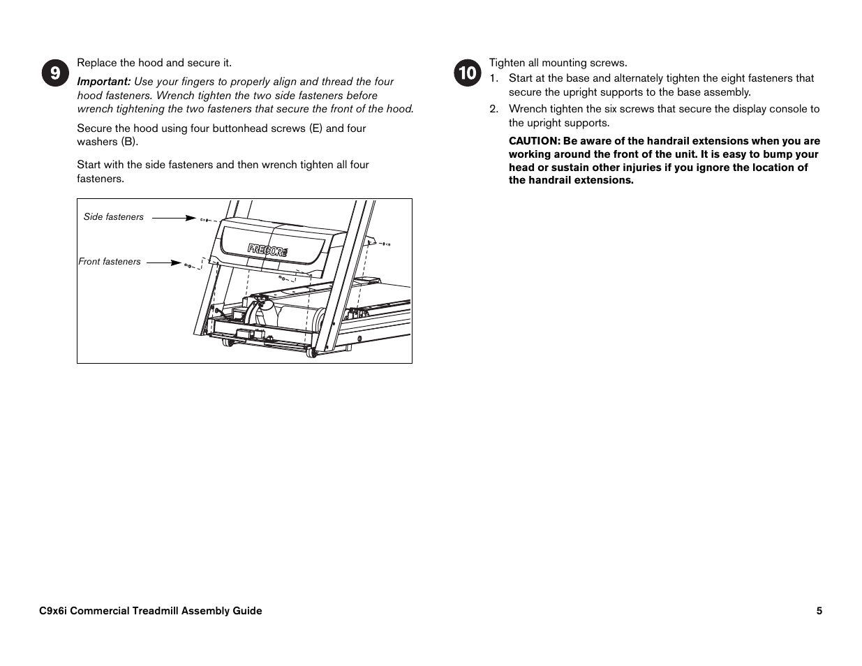 Precor EFX546i User Manual | Page 107 / 114