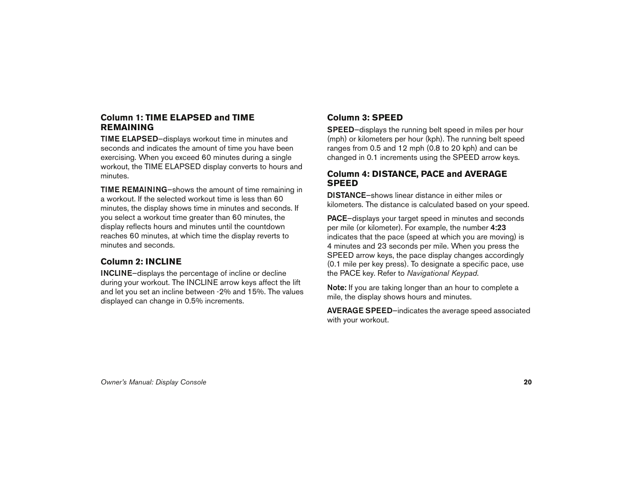 Precor 9.35 User Manual | Page 22 / 96