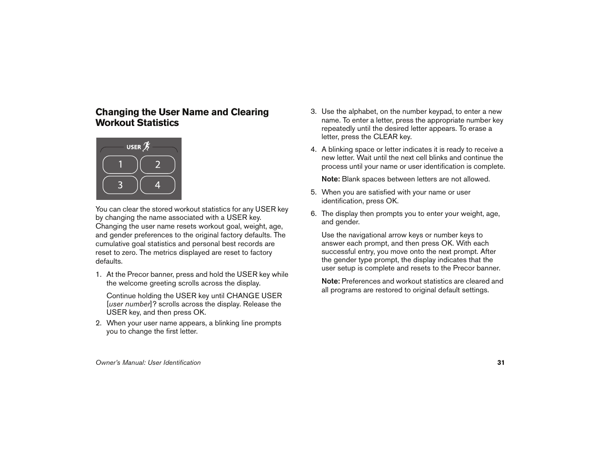 Precor 9.35 User Manual | Page 33 / 96