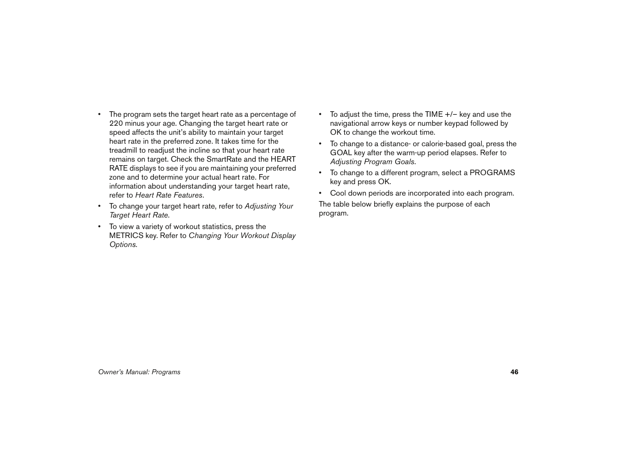 Precor 9.35 User Manual | Page 48 / 96