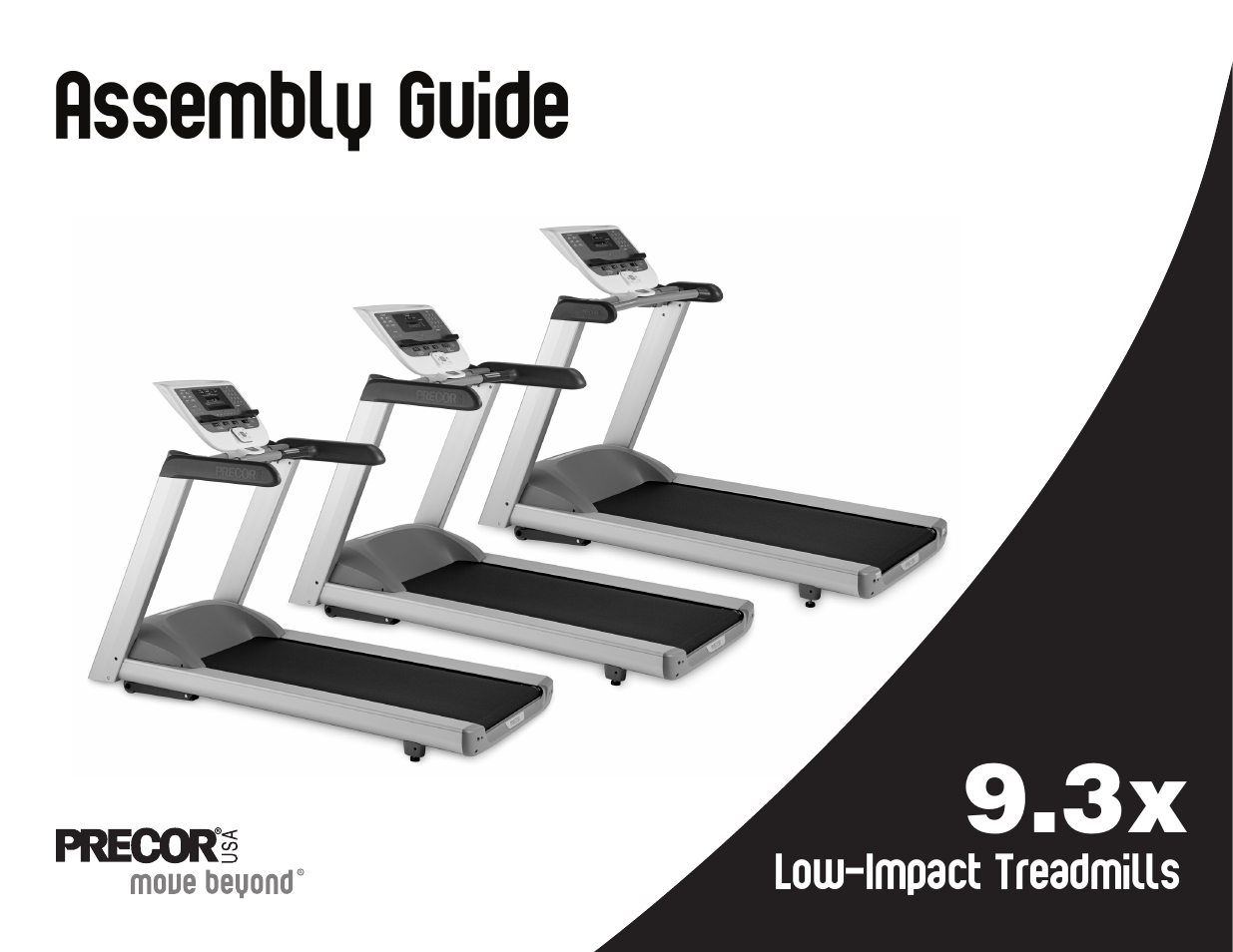 49760-403 9.3x assembly guide, Assembly guide | Precor 9.35 User Manual | Page 85 / 96