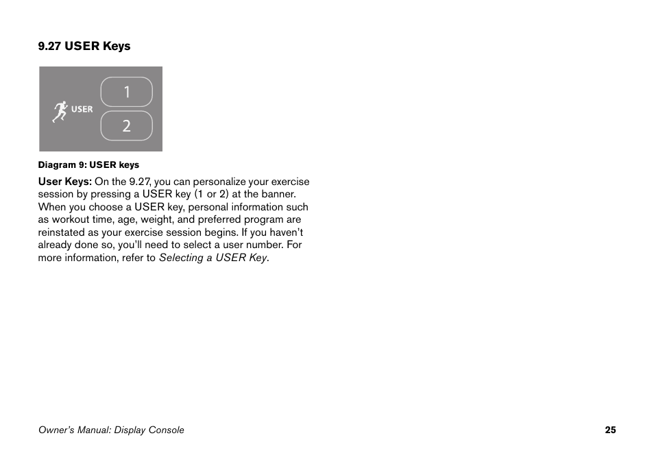 Precor 9.27 User Manual | Page 27 / 59