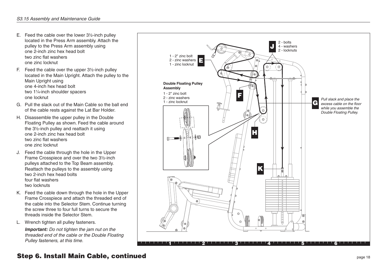 Precor S3.15 User Manual | Page 18 / 36