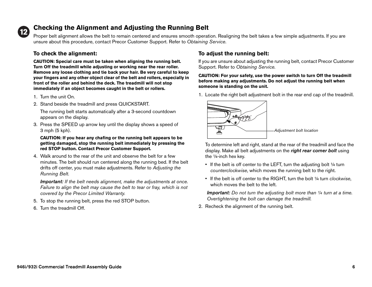 Precor 776i User Manual | Page 108 / 112