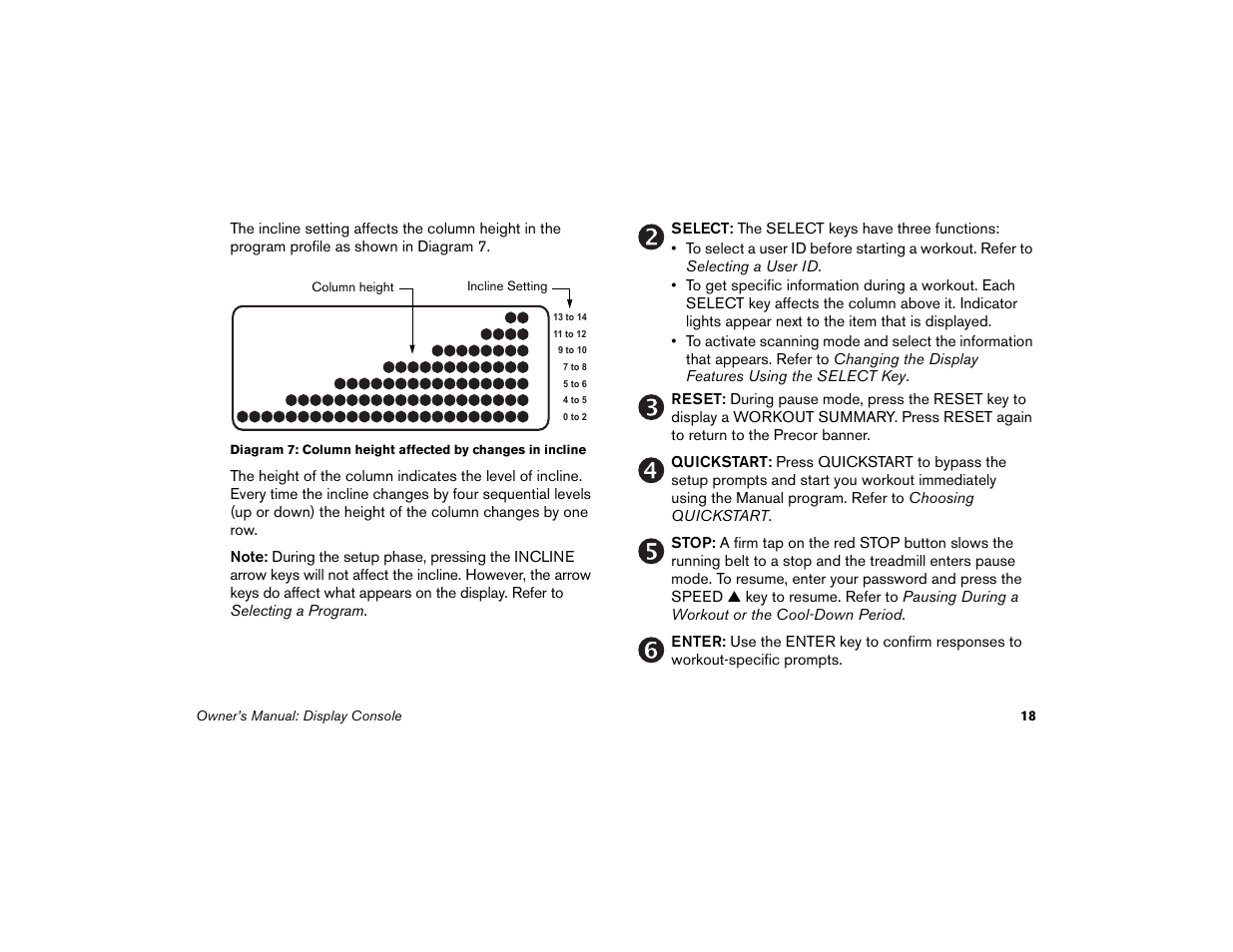 Precor Low Impact M9.33 User Manual | Page 20 / 66