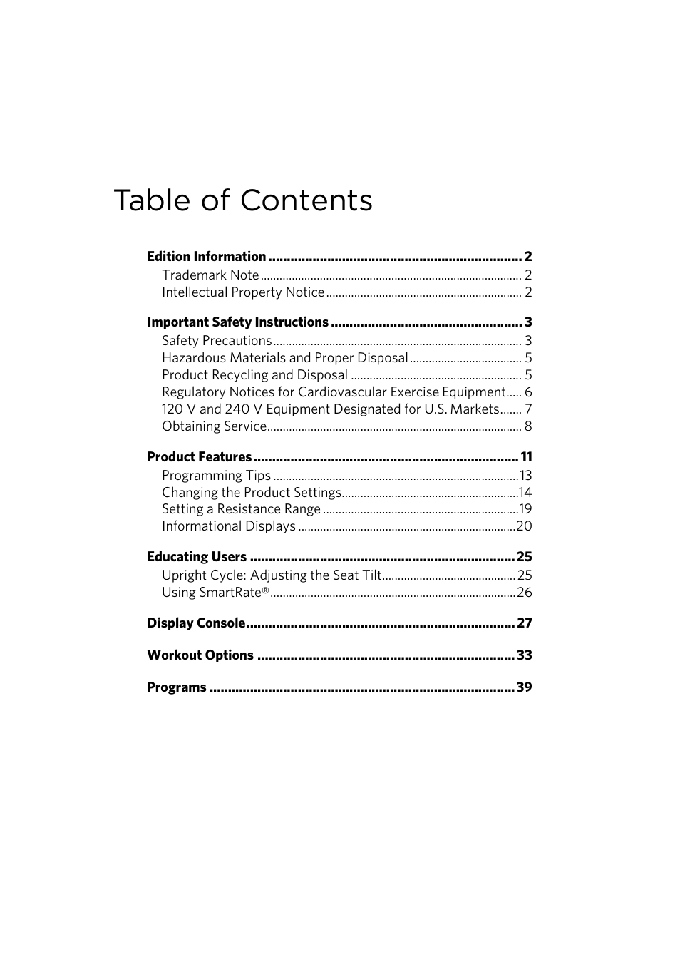 Precor RBK 815 User Manual | Page 51 / 88