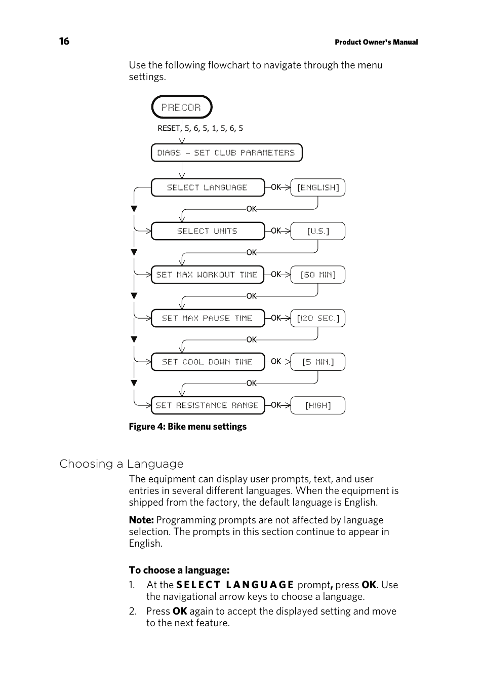 Precor RBK 815 User Manual | Page 58 / 88